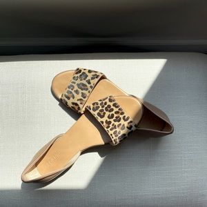 J. Crew leopard d’Orsay flats